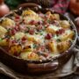 Tartiflette no forno a lenha